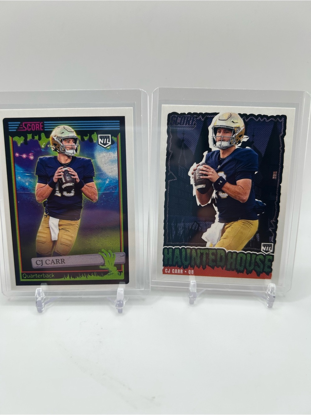 CJ Carr 2026 Panini Score A Treat Football Trading Cards 🎃🏈